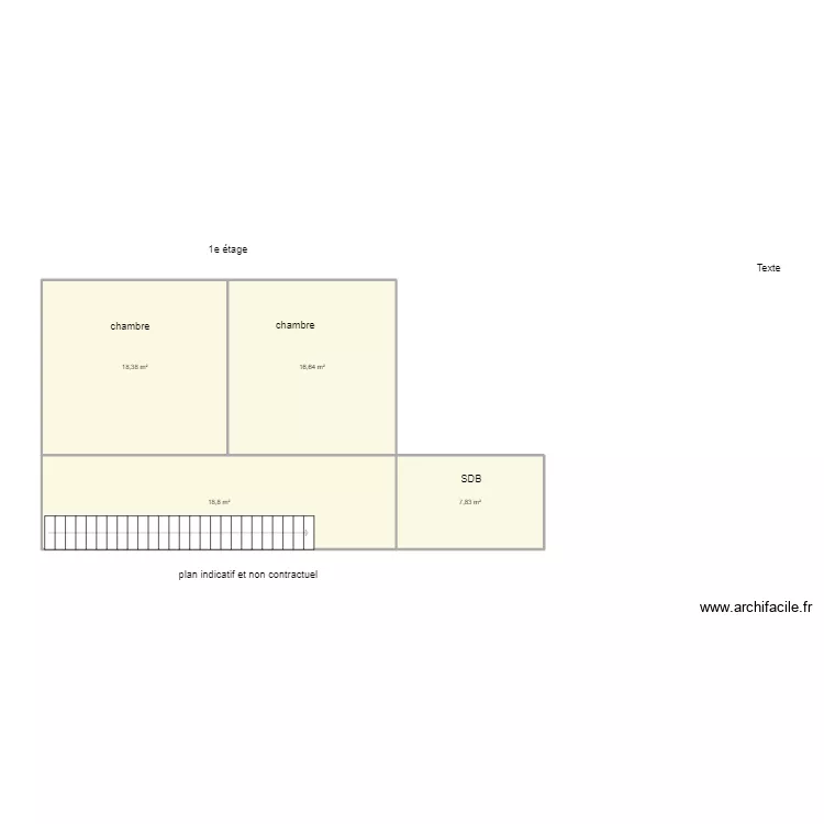 1e etage magis . Plan de 