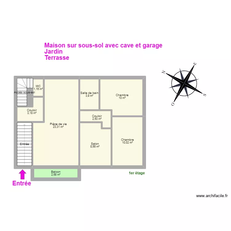 LEGRAND JARVILLE. Plan de 