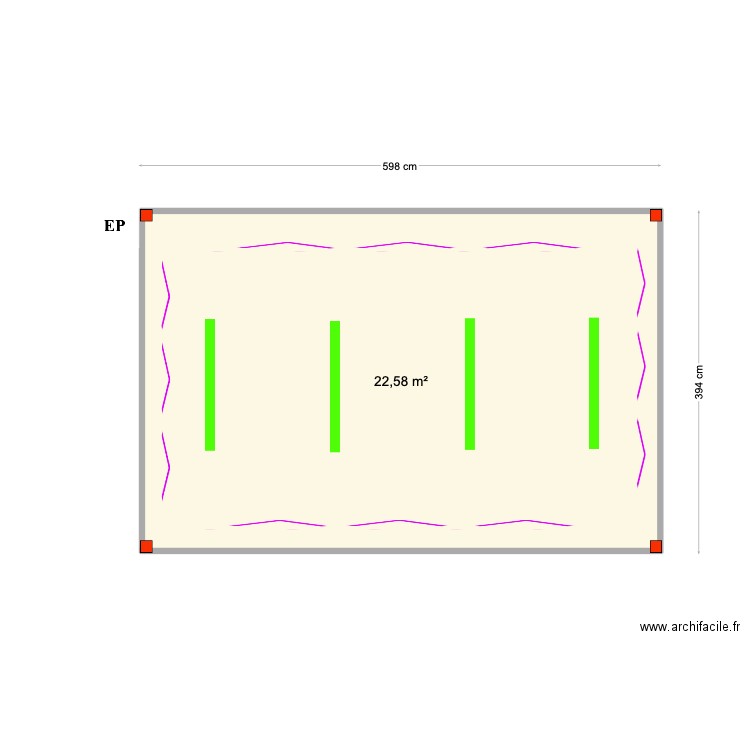 Nuno Silva Montijo. Plan de 1 pièce et 23 m2