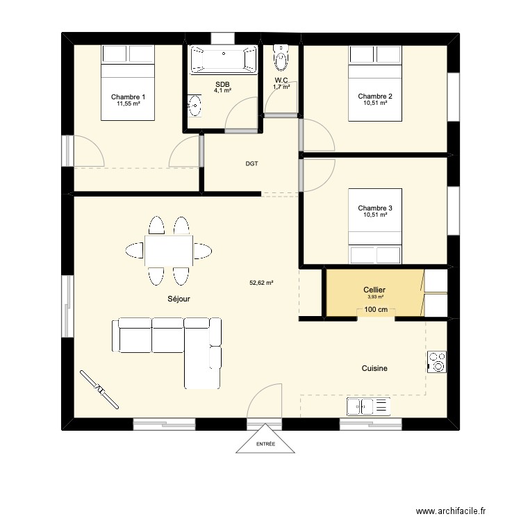 Marillier Angelique. Plan de 0 pièce et 0 m2
