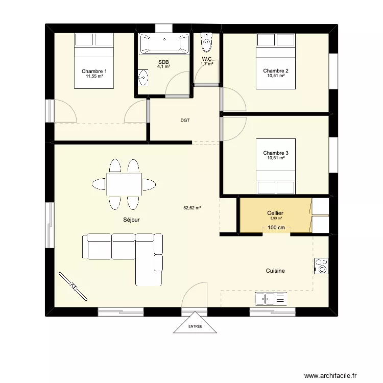 Marillier Angelique. Plan de 