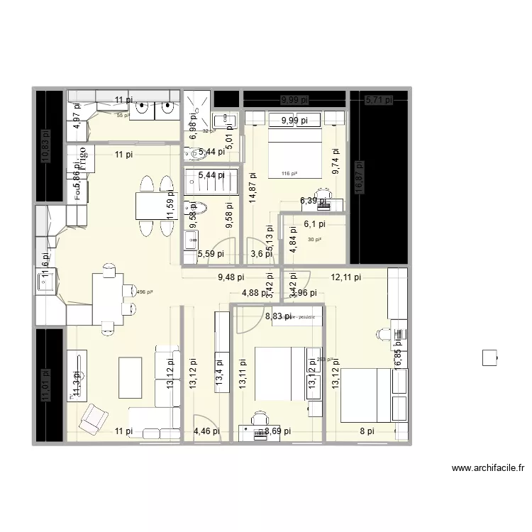 615-version2026 B. Plan de 11 et 109 m² 615-version2026 B. Plan de 11 et 109 m²