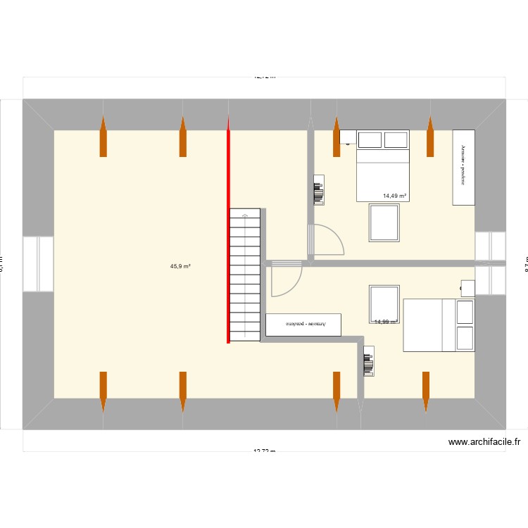 grange etage. Plan de 0 pièce et 0 m2 grange etage. Plan de 0 pièce et 0 m2