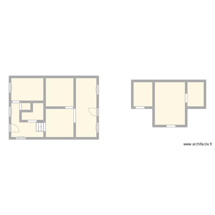 LABREUX - PT DE LARCHE. Plan de 16 pièces et 138 m2