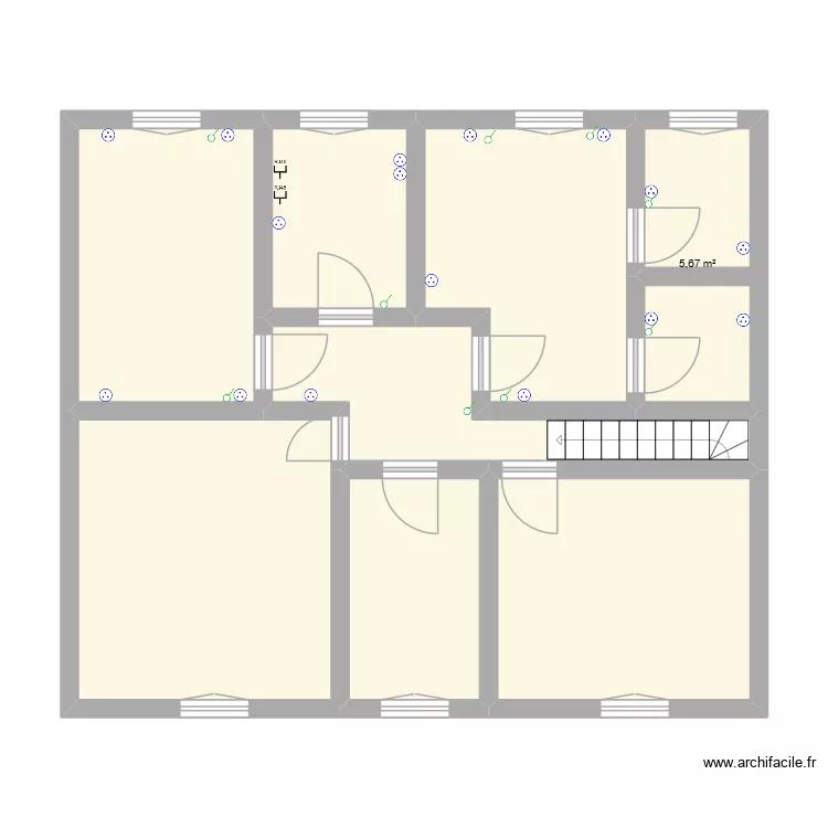 Electricité ETAGE. Plan de 8 et 71 m² Electricité ETAGE. Plan de 8 et 71 m²