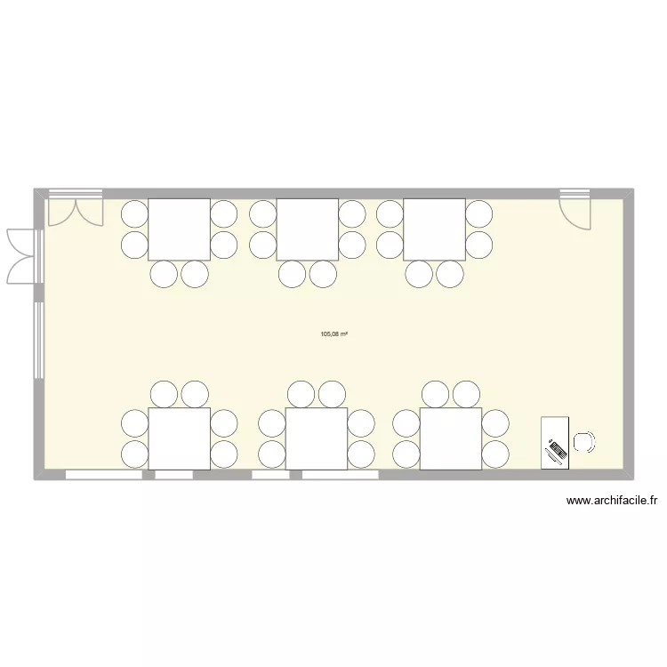 plan classe miary. Plan de 