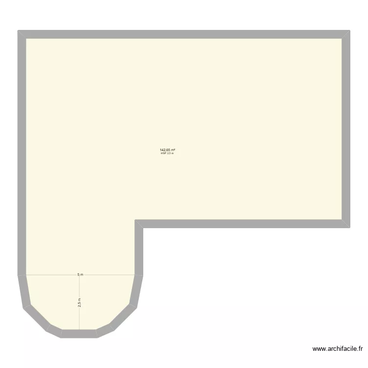 PLAN RDC MAISON. Plan de 