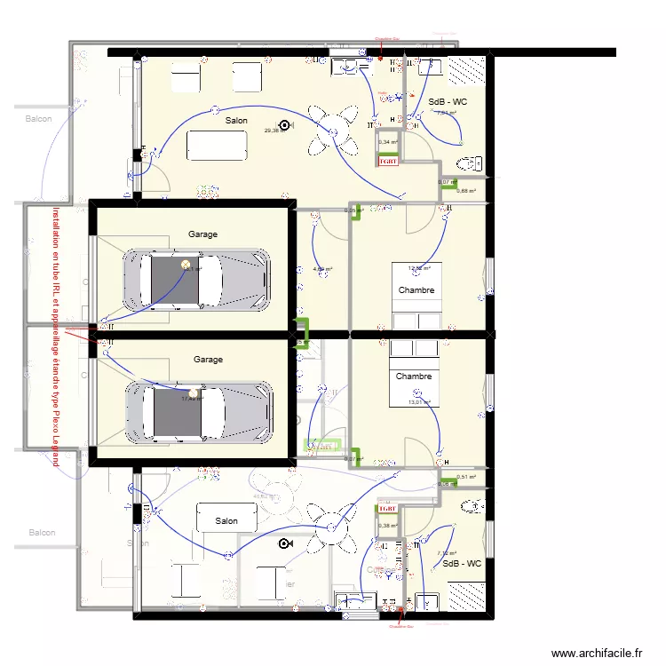 Plan Exe Peri Hab Sanilhac. Plan de 