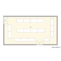 Salle de partique artistique tables