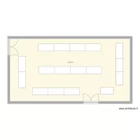 Salle de partique artistique tables