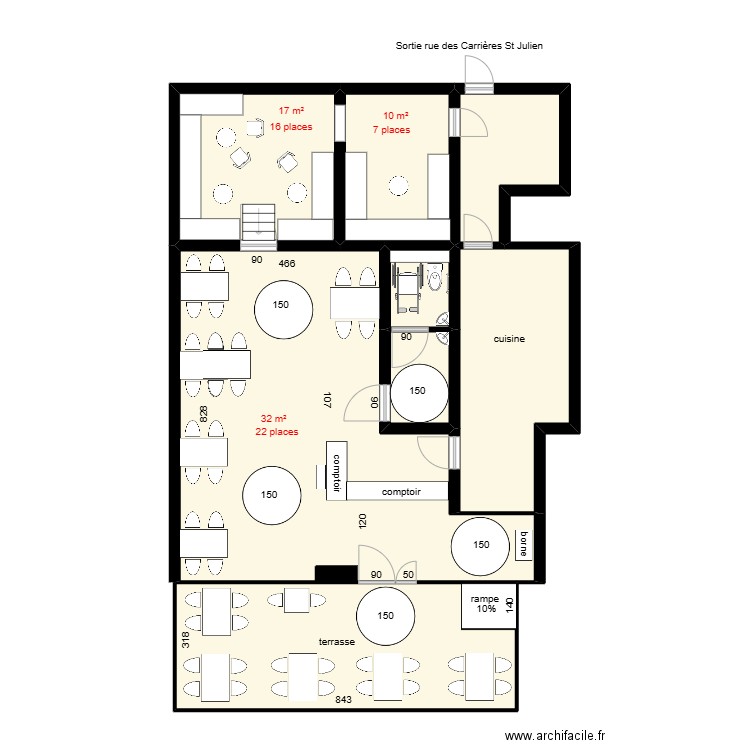vortex. Plan de 8 pièces et 131 m2