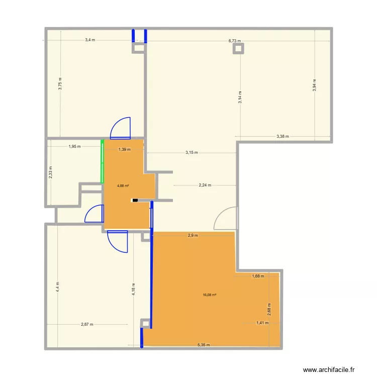 GALL PLAN FX PLAFONDS. Plan de 