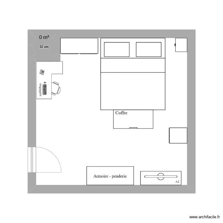 Chambre . Plan de Chambre . Plan de