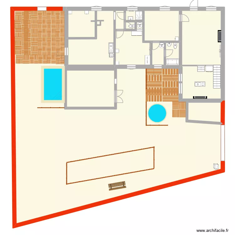 PLAN VIDE. Plan de 13  et 508 m²