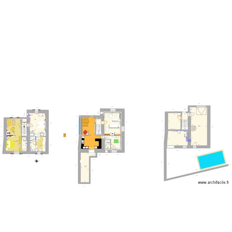 Kitchen layout for Nicola. Plan de 20 pièces et 271 m2