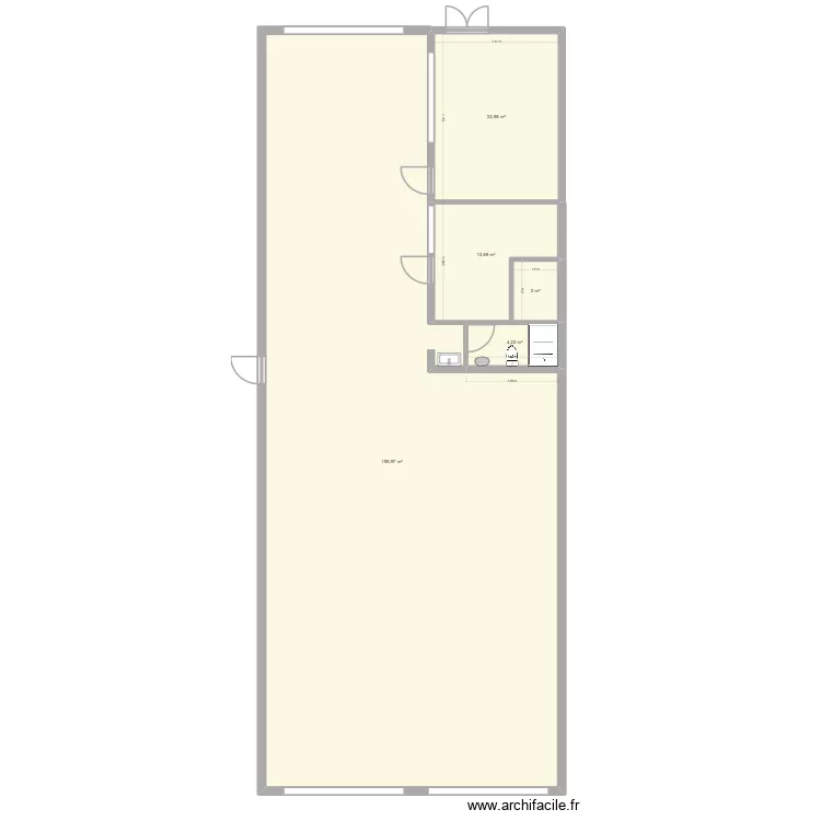 plan ct. Plan de 5 Pièces et 239 m²