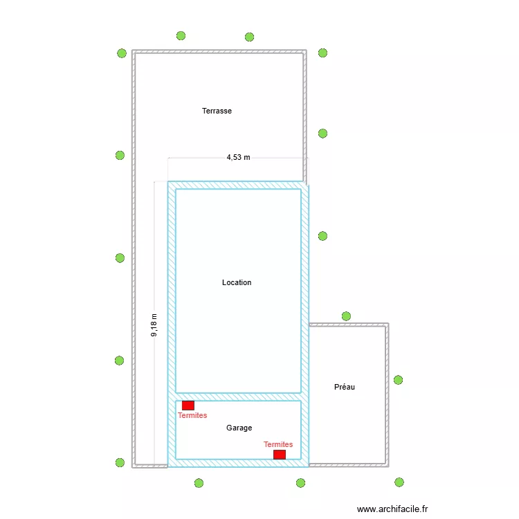 Bertin plan location. Plan de 2  et 34 m²