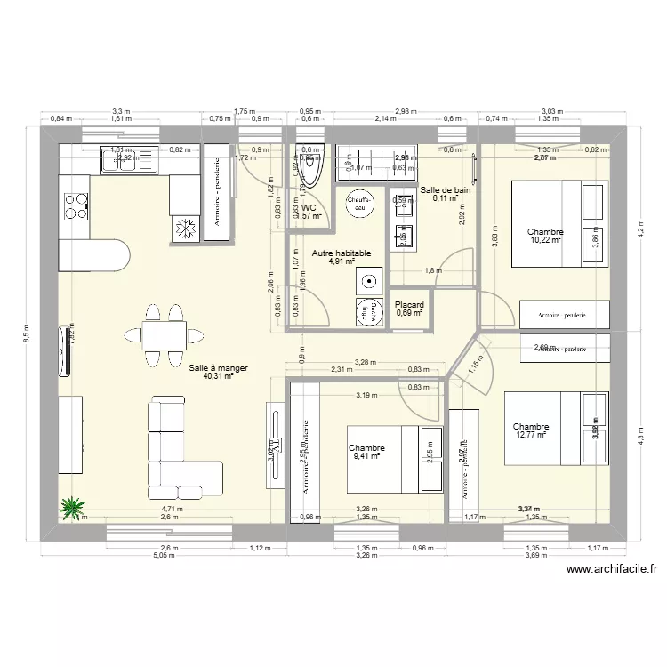 ludo maison 1. Plan de 8 et 86 m² ludo maison 1. Plan de 8 et 86 m²