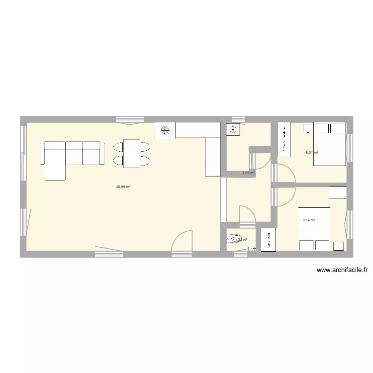 Open space CTM. Plan de 