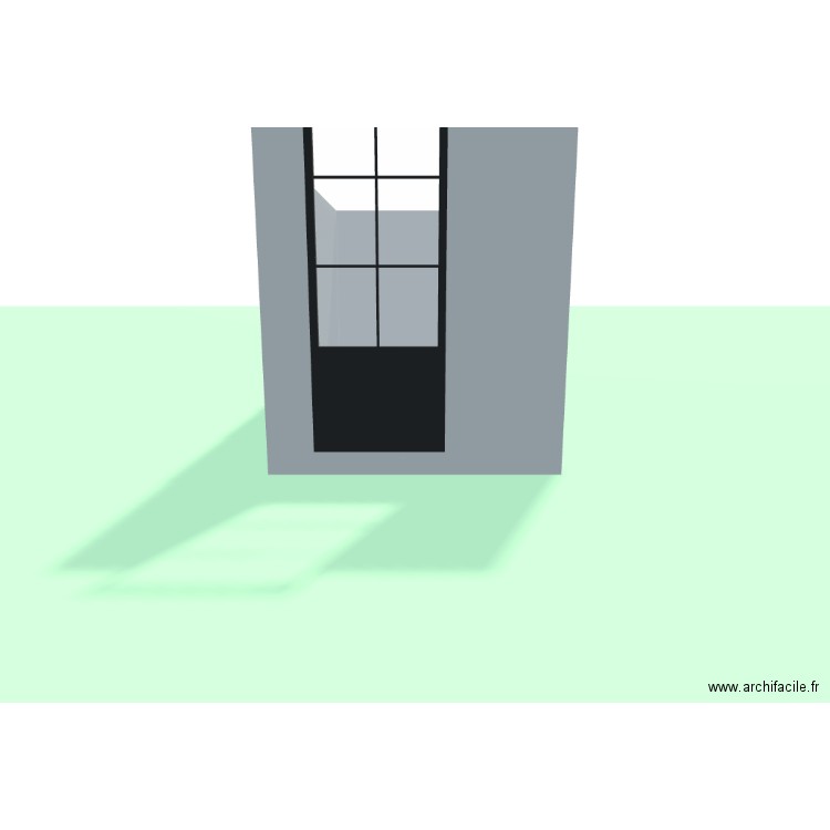 entrée 2. Plan de 1 pièce et 12 m2