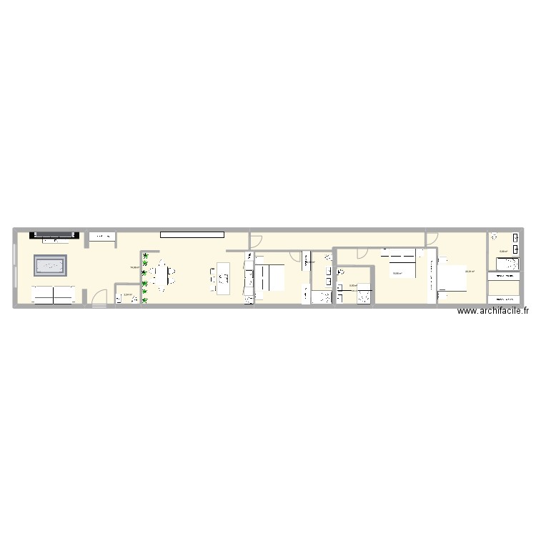 castello 45. 9. Plan de 7 pièces et 162 m2