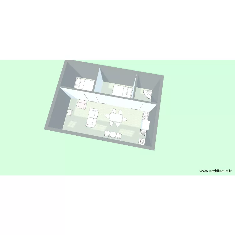 Chalet 20X28. Plan de 3 et 44 m² Chalet 20X28. Plan de 3 et 44 m²