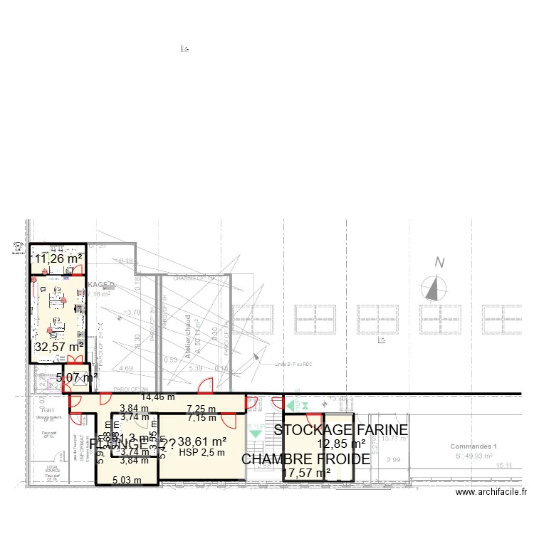 Faulquemont V2. Plan de 7 pièces et 169 m2