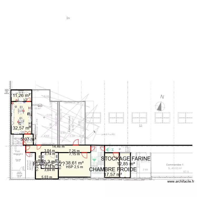 Faulquemont V2. Plan de 