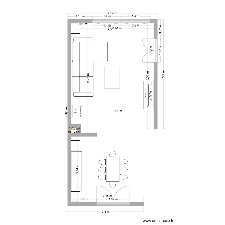maison marsannay. Plan de 