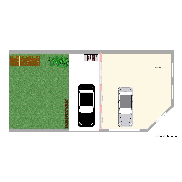 Plan_Fond01. Plan de 1 pièce et 55 m2
