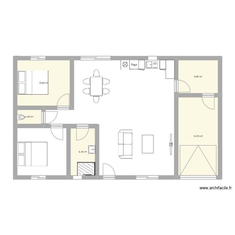 F3 2 face. Plan de 0 pièce et 0 m2