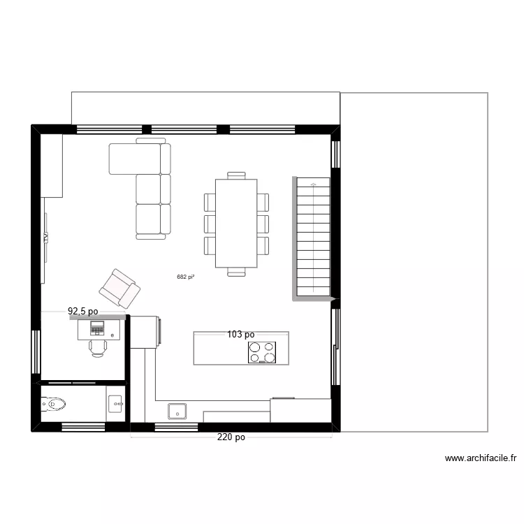 Céline Anctil étage 1. Plan de 1 et 63 m² Céline Anctil étage 1. Plan de 1 et 63 m²