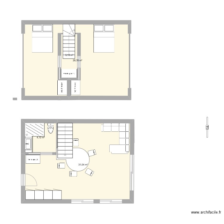 RDC V2. Plan de 0 pièce et 0 m2