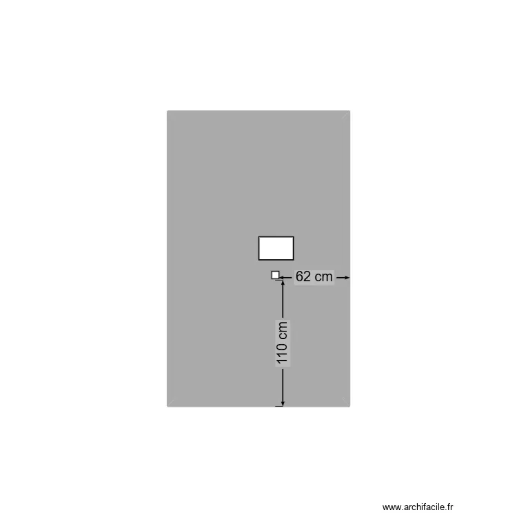 COQUET BOUTON DEPORTE. Plan de 1 pièce et 4 m²