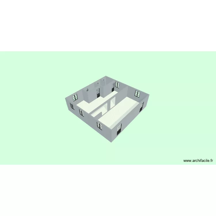 SOSO. Plan de 4  et 92 m²