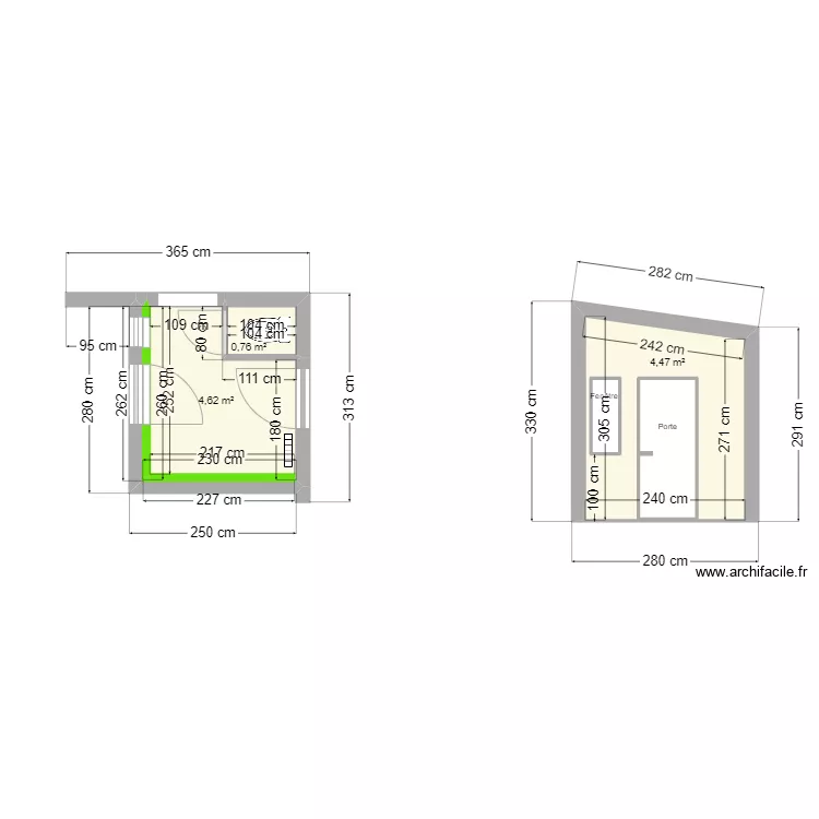 BATONNET - Haie Leleu. Plan de 