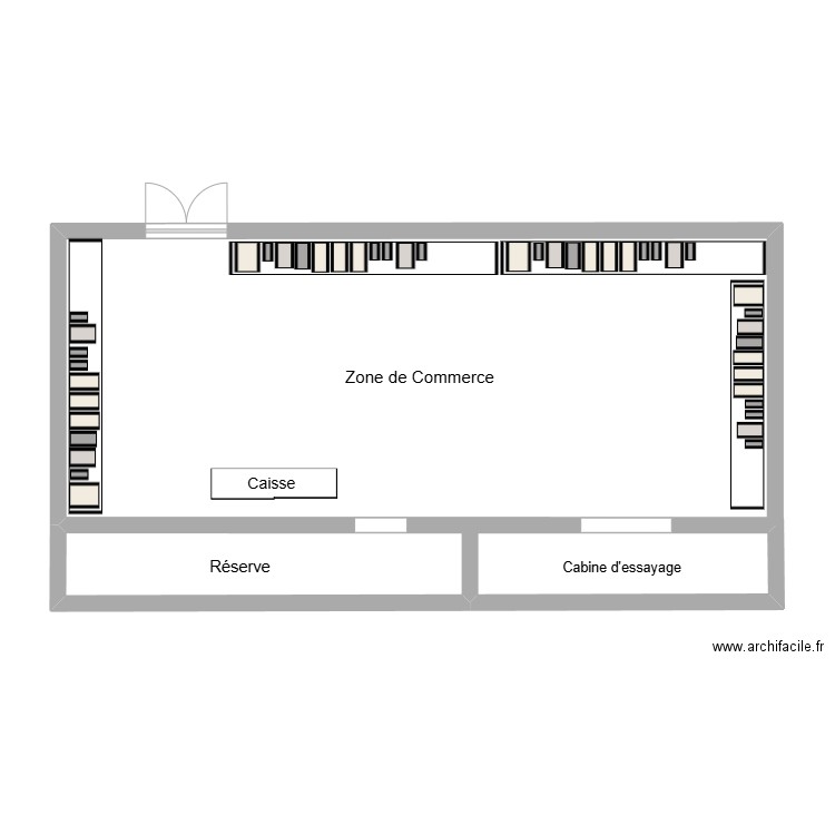 plan de masse Charly and co. Plan de 1 pièce et 13 m2