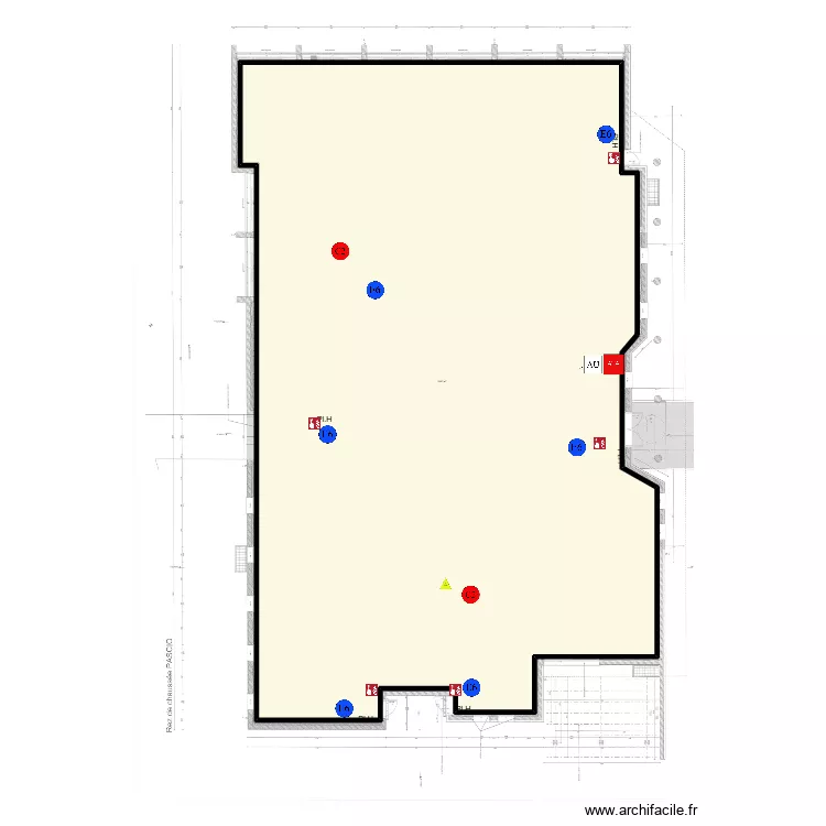 PASSIO ST GEORGES. Plan de 1  et 1047 m²