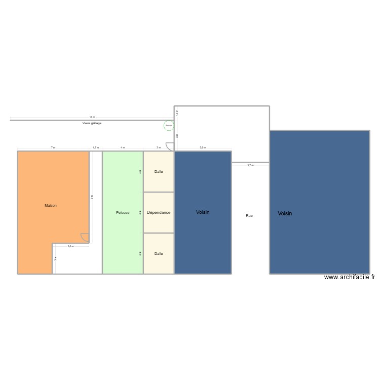 Papa. Plan de 9 pièces et 431 m2