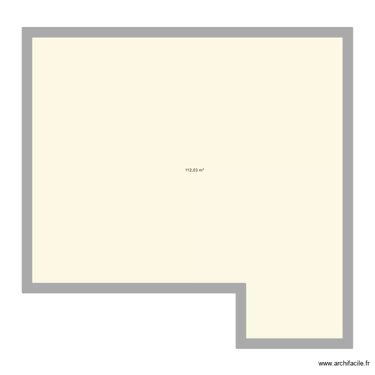 hht. Plan de 1 Pièce et 112 m²