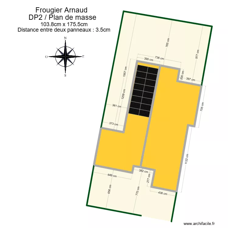  Frougier Arnaud plan de masse. Plan de 