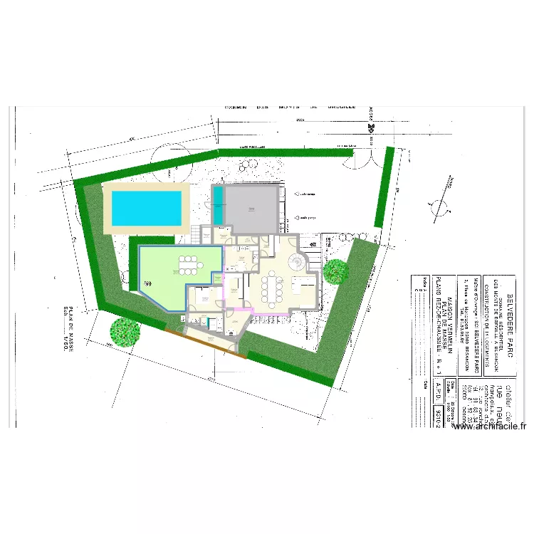 Chambre sur l'avant 4. Plan de 