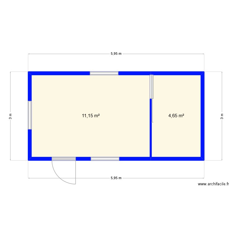 Plan de montage - XUMA Lucynda. Plan de 2 pièces et 16 m2