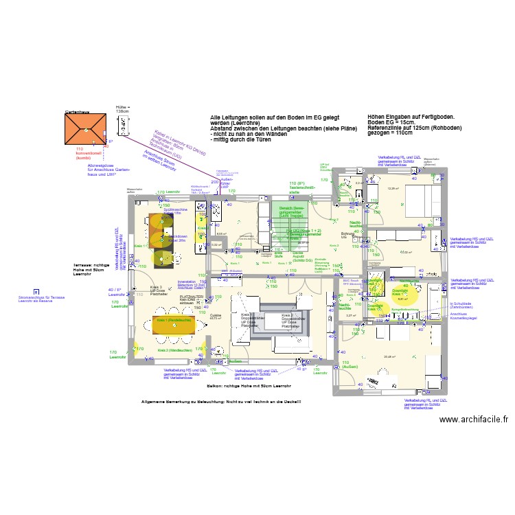 EG_Zollerstrasse. Plan de 10 pièces et 157 m2