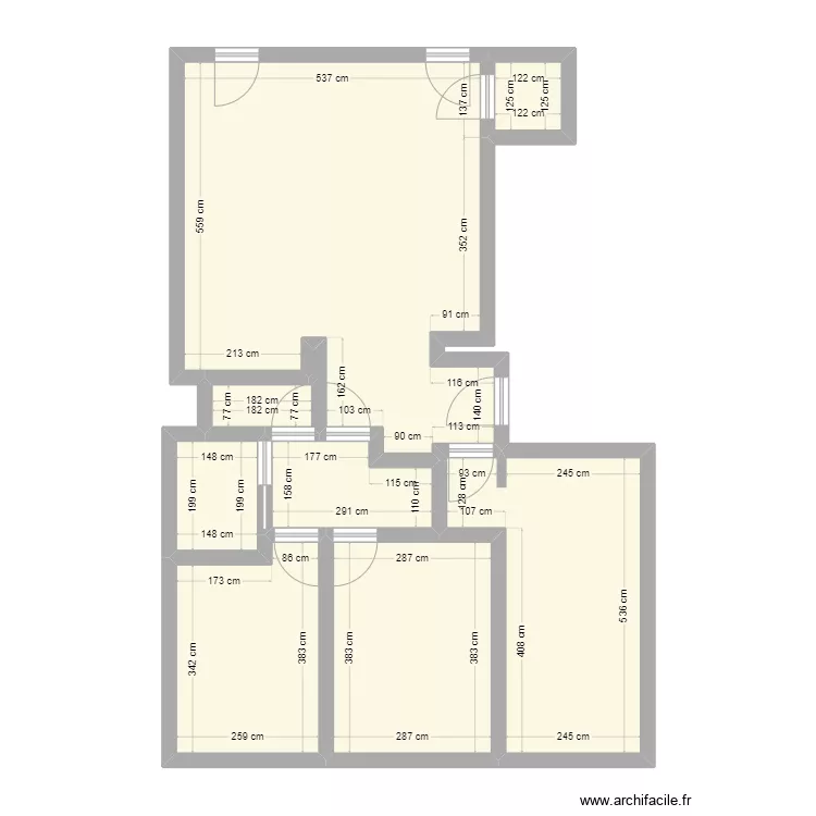 Appartement maman 2. Plan de 