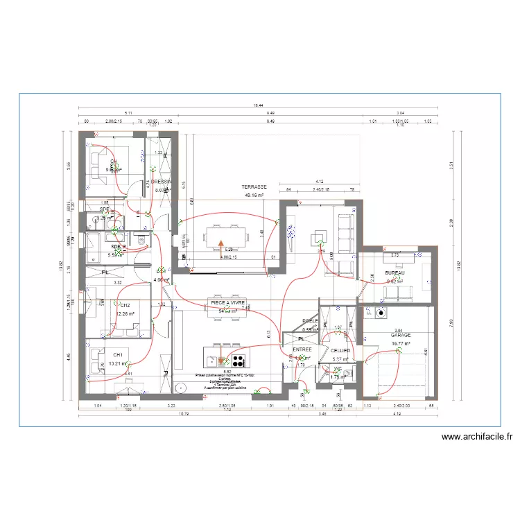 GARON ARBOR. Plan de 