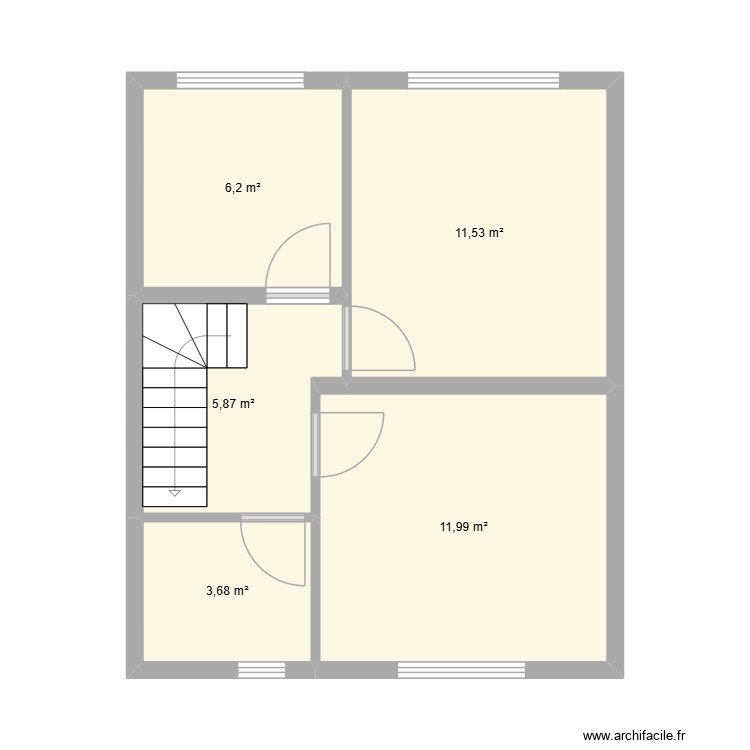 Etage C. Vancamplaan. Plan de 0 pièce et 0 m2 Etage C. Vancamplaan. Plan de 0 pièce et 0 m2