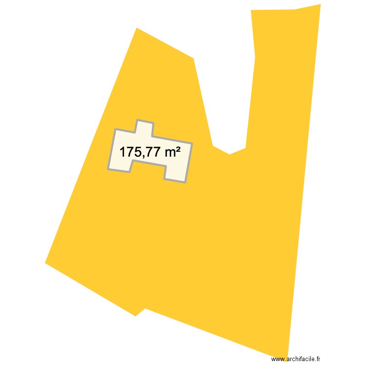 cadastre seul. Plan de 0 pièce et 0 m2