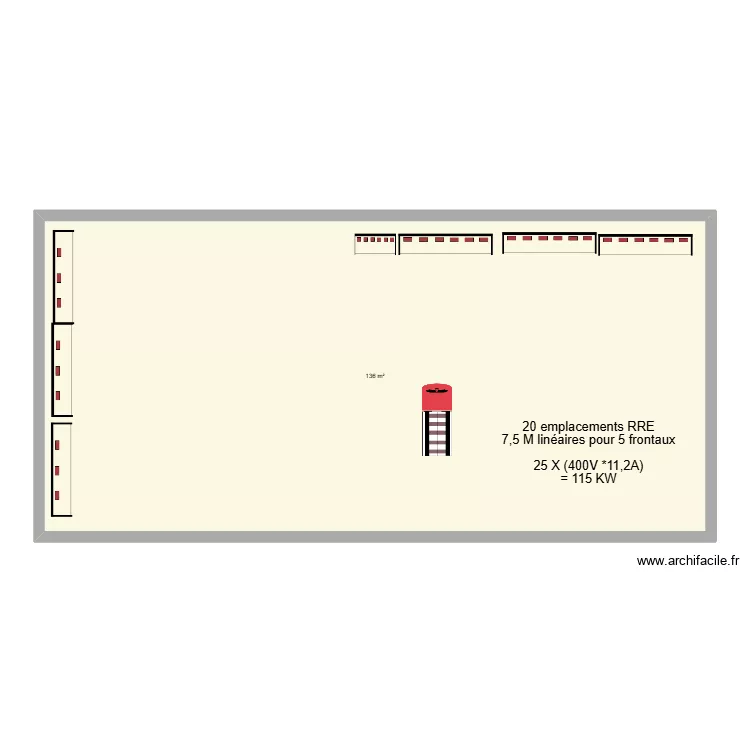 ID / AMAZON SDC 2 St léger sur Troyes 10. Plan de 1 et 136 m² ID / AMAZON SDC 2 St léger sur Troyes 10. Plan de 1 et 136 m²