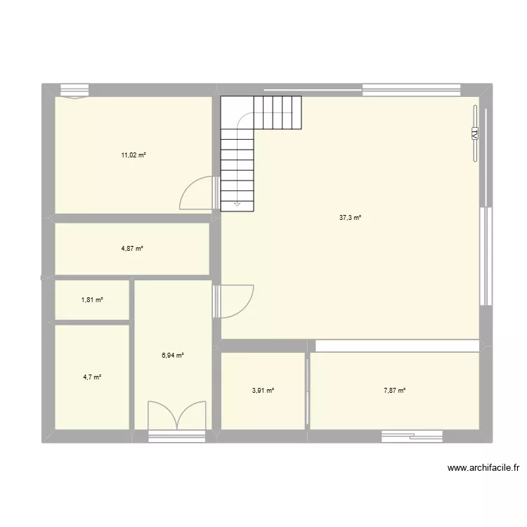 Maison GUYENNE. Plan de 8 et 78 m² Maison GUYENNE. Plan de 8 et 78 m²